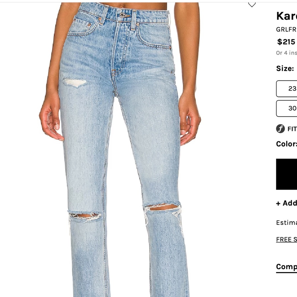 GRLFRND JEANS, Revolve